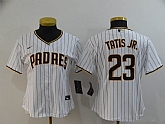 Women San Diego Padres #23 Fernando Tatis Jr. White 2020 Nike Cool Base Jersey,baseball caps,new era cap wholesale,wholesale hats
